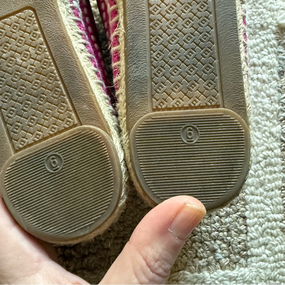 Tory Burch Sz 6 Pink Espadrilles - Picture 6 of 7